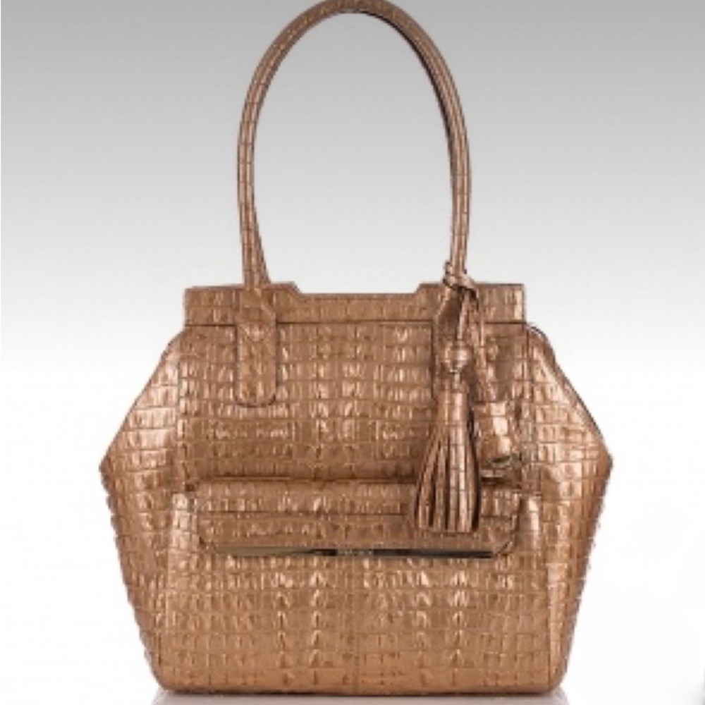 Brahmin Tucker Satchel
'Rose Gold LaScala'